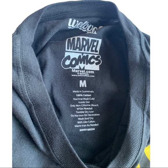 Marvel X-Men Wolverine Black Pocket Tee- Sz Medium - Picture 7 of 7